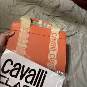 Cavalli Class Vibrant Orange Tote